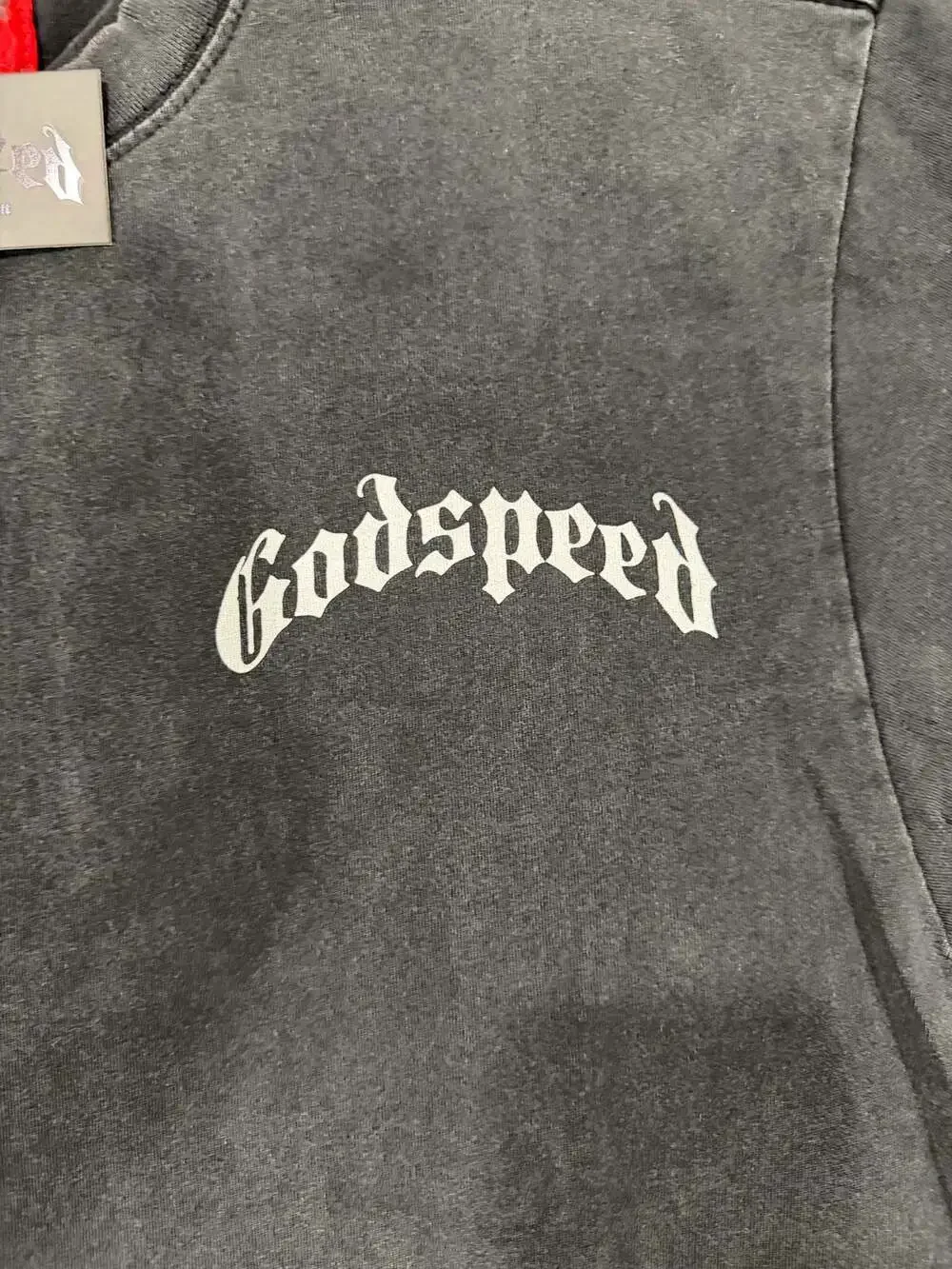 Godspeed New York Statue of Liberty E Pluribus Unum Washed Black T-Shirt - Picture 3 of 4